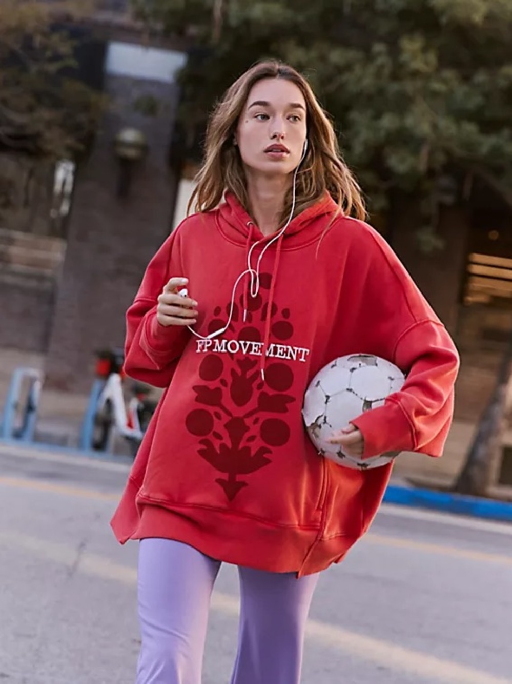 NWT Free People Sprint To The Finish Logo Hoodie